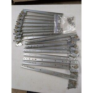 Grant 16" Drawer Roller Slides Hardware - 9 SETS #336 & #338 EUC